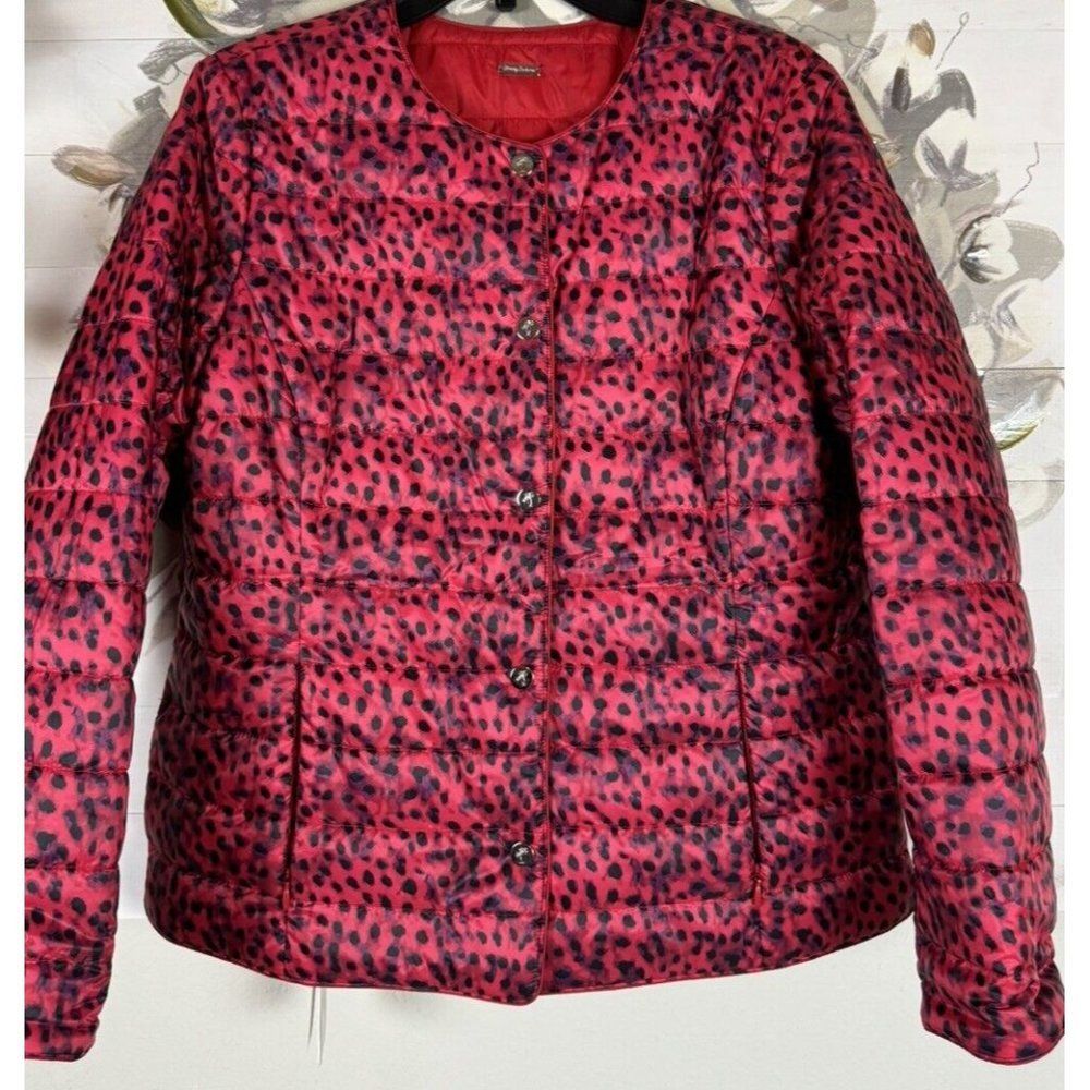 COPY - Tommy Bahama Womens Extra Small Reversible Puffer Jacket Tango Red NEW